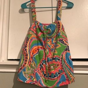 Lilly Pulitzer silk Top EUC